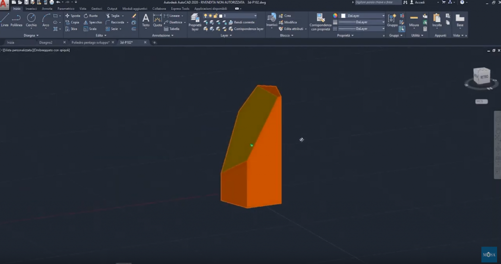 Come Creare Da Zero Un Solido Sezionato In Autocad Musa