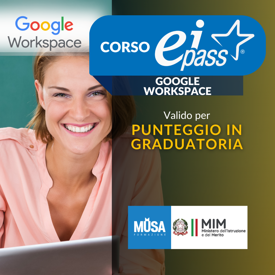 Corso Eipass Google Workspace con Certificazione Online