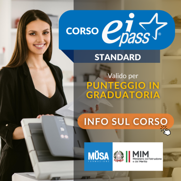 Certificazione Eipass Standard DigComp 2.2 - 1 punto in GPS